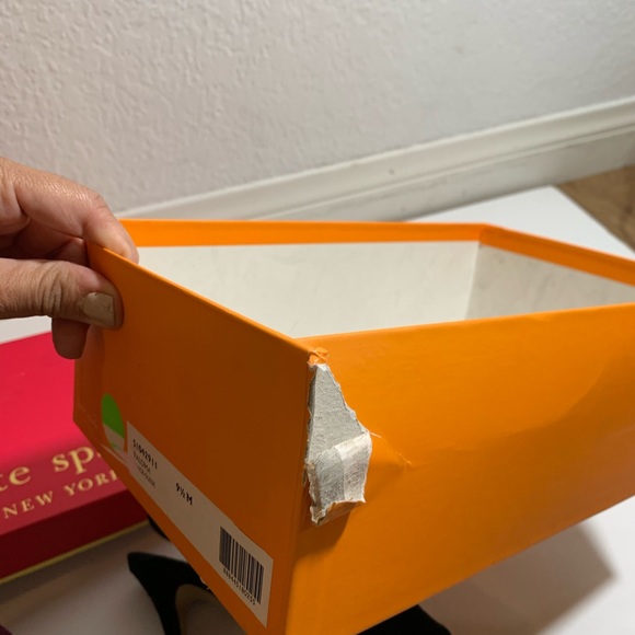 KATE SPADE Open Toe Suede Faloma Heels like new - Picture 7 of 8